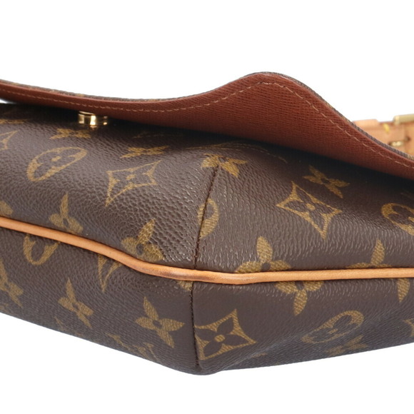 LOUIS VUITTON Brown Monogram Canvas Shoulder Bag - Picture 9 of 12